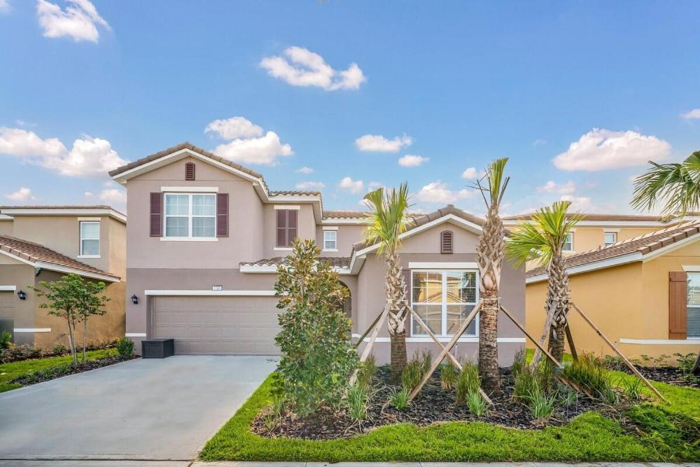 Brand New 7 Bed Villa With Pool Spa Near Disney